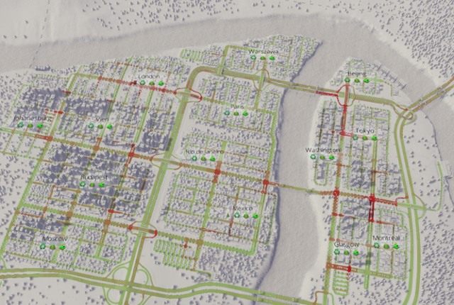 Drogi i system transportowy powinny być cały czas rozwijane - Cities Skylines: Drogi, kolej, inne elementy - Cities: Skylines - poradnik do gry
