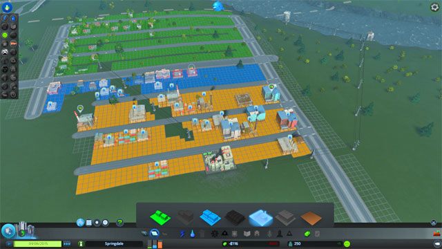 Na wcześniej zaplanowanych miejscach wybuduj strefę handlową, a dalej przemysłową - Cities Skylines: Strefa handlowa, przemysłowa - budowa - Cities: Skylines - poradnik do gry
