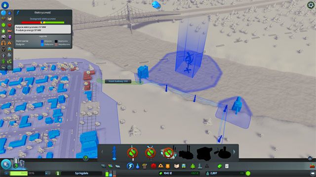 Trzeci sposób i na ten moment najlepszy to - oczywiście o ile masz już odblokowaną taką możliwość - wybudowanie na wodzie zaawansowanej turbiny wiatrowej - Cities Skylines: Infrastruktura krytyczna - rozbudowa - Cities: Skylines - poradnik do gry