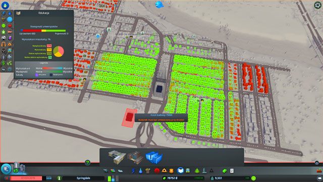 Z uniwersytetem się nie spiesz, ale oszczędzaj pieniądze na niego - jest kosztowny - Cities Skylines: Szkoły średnie, uniwersytet - szkolnictwo - Cities: Skylines - poradnik do gry