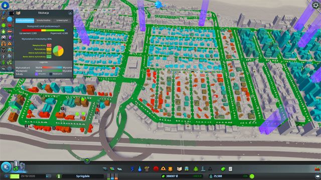 Odpady, zdrowie, bezpieczeństwo pożarowe, przestępczość oraz rekreacja - Cities Skylines: Panel informacyjny - panel burmistrza - Cities: Skylines - poradnik do gry