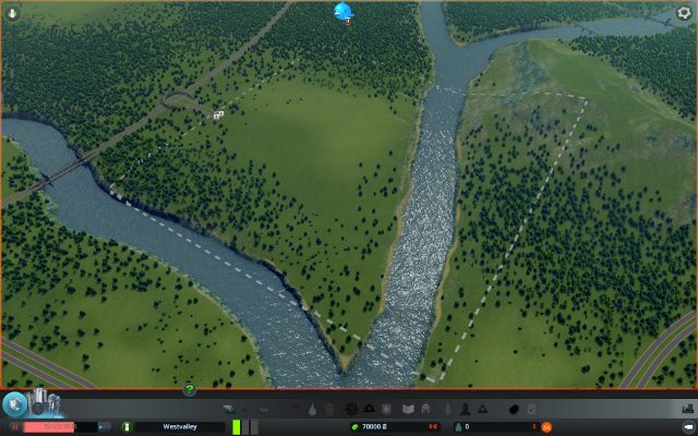To miejsce, które jest podzielone na kawałki o wymiarach 2x2 km - Cities Skylines: Mapa - Cities: Skylines - poradnik do gry