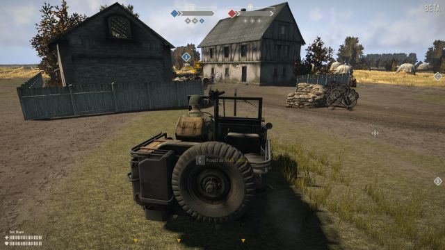 Punkty A i C niewiele się od siebie różnią - z uwagi na otwarty teren, dzieje się tutaj najwięcej akcji. - Potyczka w wiosce | Mapy w Heroes & Generals - Heroes & Generals - poradnik do gry