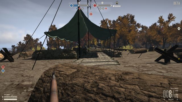 Punkt B usytuowany jest na otwartym terenie. - Potyczka na wzgórzu | Mapy w Heroes & Generals - Heroes & Generals - poradnik do gry