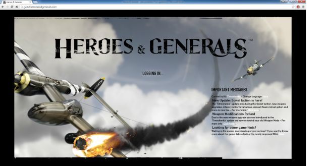 Po wszystkim powinno pokazać ci się okno ładowania gry. - Jak rozpocząć zabawę w Heroes & Generals | Podstawy - Heroes & Generals - poradnik do gry