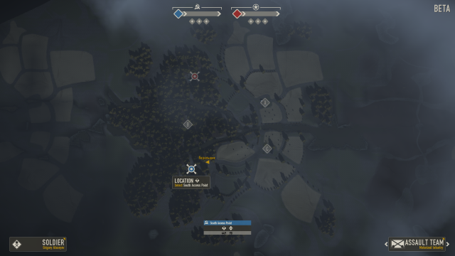 Twoja drużyna musi przejąć i utrzymać kontrolę nad większą ilością punktów kontrolnych, niż drużyna przeciwna. - Pierwsza gra w Heroes & Generals | Podstawy - Heroes & Generals - poradnik do gry