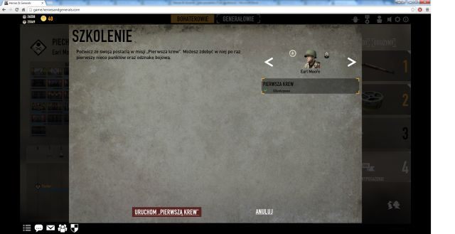 Dostępne jest jedynie szkolenie Pierwsza Krew. - Pierwsza Krew w Heroes & Generals | Podstawy - Heroes & Generals - poradnik do gry
