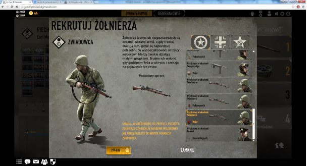 Kupowanie żołnierzy staje się później niejako obowiązkiem. - Tworzenie Postaci w Heroes & Generals | Podstawy - Heroes & Generals - poradnik do gry
