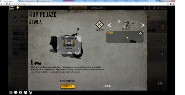 Kolejne pojazdy odblokowujesz zdobywając dany poziom konkretnej baretki. - Dobór wyposażenia w Heroes & Generals | Podstawy - Heroes & Generals - poradnik do gry