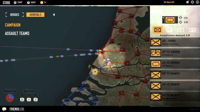 Widok przemarszu wojsk. - Jak grać | Tryb Wojny w Heroes & Generals - Heroes & Generals - poradnik do gry