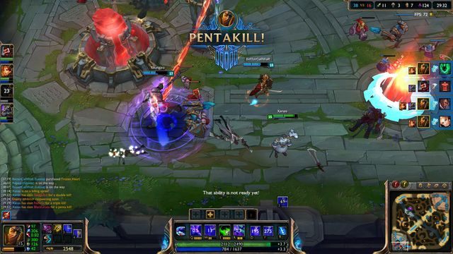 Jeśli jesteś w opałach użyj Klepsydry Zhonyi podczas używania R, by się uleczyć na najbliższych przeciwnikach - Tips & Tricks | Swain | League of Legends - League of Legends - poradnik do gry