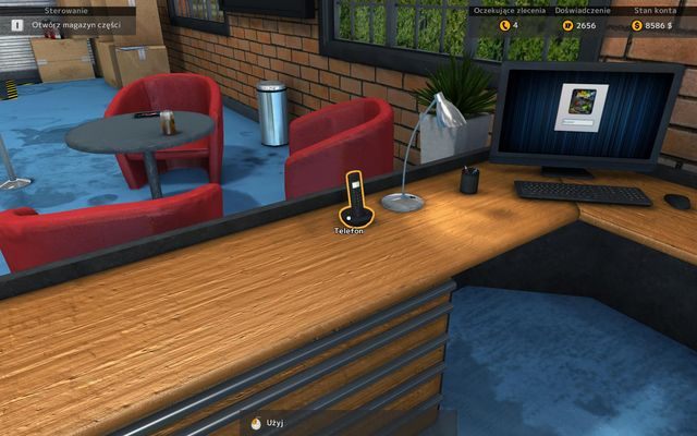 Bez telefonu każdy serwis samochodowy długo nie pociągnie! - Przyjmowanie zleceń | Podstawy rozgrywki Car Mechanic Simulator 2015 - Car Mechanic Simulator 2015 - poradnik do gry