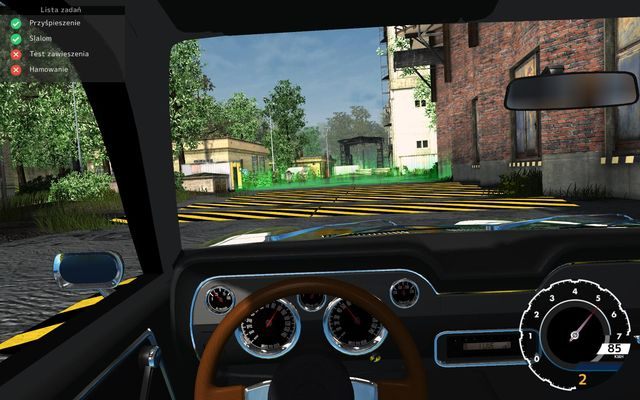 Model jazdy jest tutaj dramatycznie słaby, ale to mało istotne! - Jazda testowa | Badanie stanu technicznego w Car Mechanic Simulator 2015 - Car Mechanic Simulator 2015 - poradnik do gry