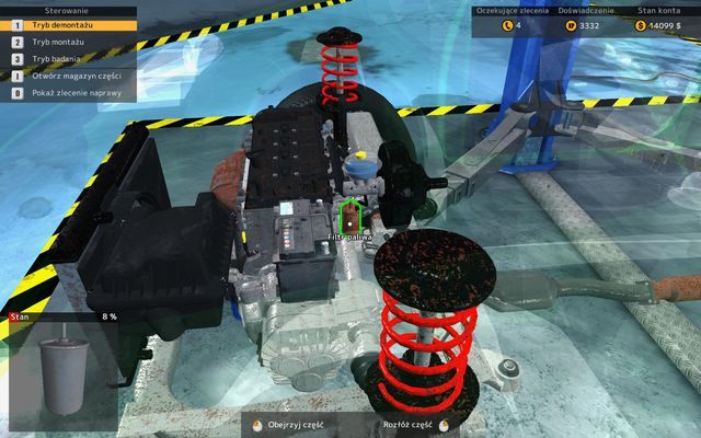 Bez filtra paliwa daleko nie pojedziemy. - Wymiana filtra paliwa | Podstawowe operacje remontowe w CMS 2015 - Car Mechanic Simulator 2015 - poradnik do gry