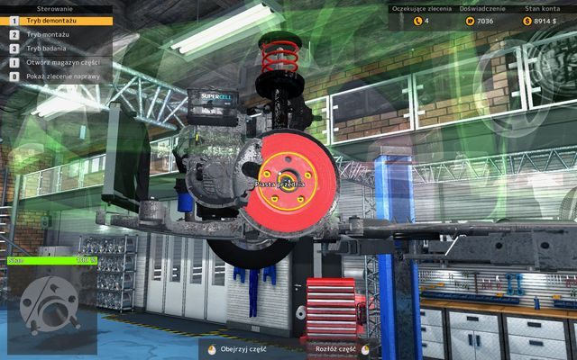 Piasta wraz z łożyskiem zapewna stabilny obrót koła. - Demontaż piasty i łożyska piasty | Podstawowe operacje remontowe w CMS 2015 - Car Mechanic Simulator 2015 - poradnik do gry