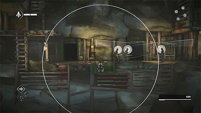 Po zdobyciu nowego fragmentu danych SZYBKO powróć w prawo i wskocz do najbliższej kryjówki - Sekwencja 2 - Powrót (The Return) - Assassins Creed Chronicles: China - poradnik do gry