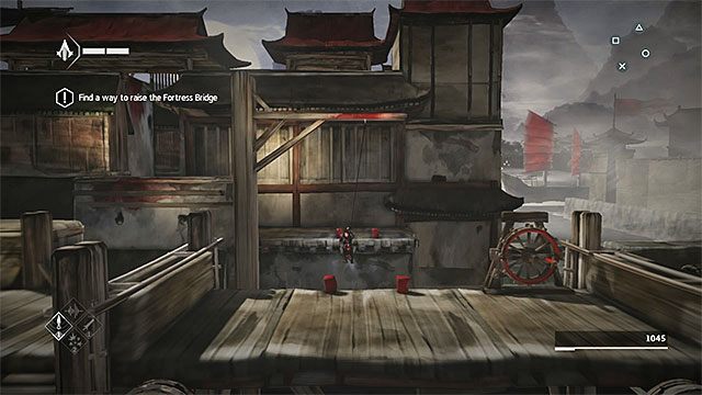 Przebiegnij po belce, która zaprowadz Cię na pierwszy plan i skieruj się w lewo - Sekwencja 3 - Port (The Port) - Assassins Creed Chronicles: China - poradnik do gry
