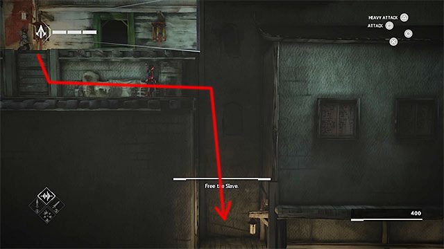 Opuść się przy krawędzi i zejdź na sam dół - Sekwencja 4 - Łowca niewolników (The Slaver) - Assassins Creed Chronicles: China - poradnik do gry
