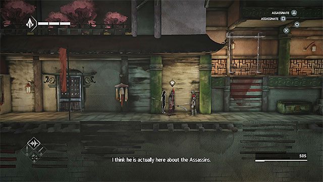 Kieruj się w lewo i po wyjściu z budynku złap się nowych interaktywnych krawędzi - Sekwencja 4 - Łowca niewolników (The Slaver) - Assassins Creed Chronicles: China - poradnik do gry