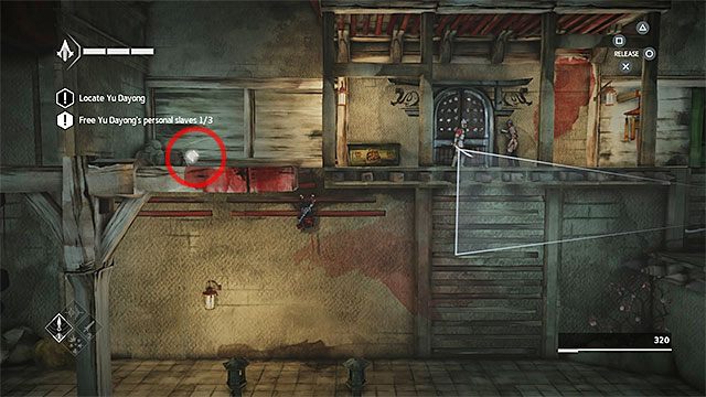 FRAGMENT 5/8 - Piąty fragment zauważysz nieco dalej, a mianowicie w trakcie przemierzania obszaru z pierwszym przeciwnikiem wyposażonym w długi kij - Fragmenty danych w sekwencji 4 - Łowca niewolników - Fragmenty danych Animusa - Assassins Creed Chronicles: China - poradnik do gry