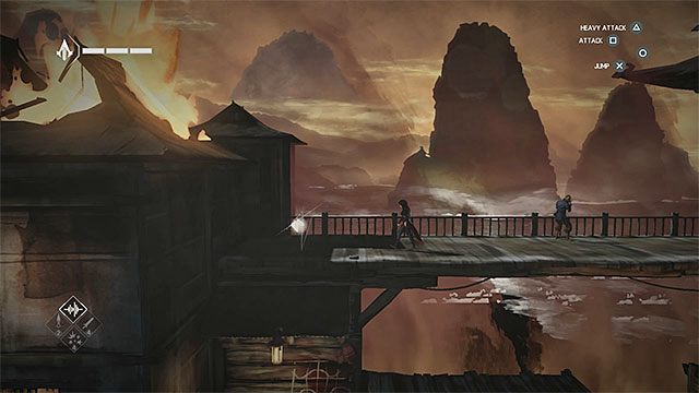 FRAGMENT 3/8 - Trzeci fragment będziesz mógł zdobyć po tym jak zaliczysz nową wspinaczkę z wykorzystaniem sieci rybackich - Fragmenty danych w sekwencji 5 - Konsekwencje - Fragmenty danych Animusa - Assassins Creed Chronicles: China - poradnik do gry