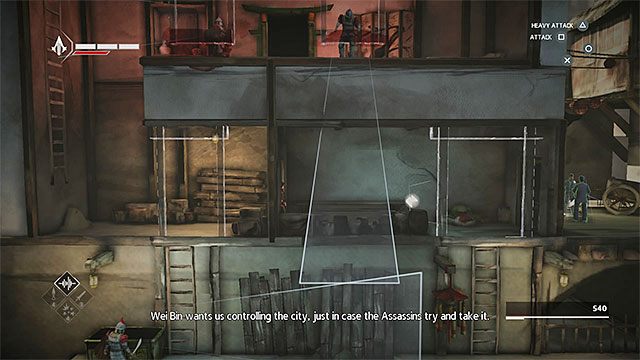 FRAGMENT 9/12 - Dziewiąty fragment odnajdziesz w trakcie podróży w stronę rzeki, a konkretnie tuż po zaliczeniu samouczka z wykorzystywania umiejętności Helix - Fragmenty danych w sekwencji 6 - Poszukiwania - Fragmenty danych Animusa - Assassins Creed Chronicles: China - poradnik do gry