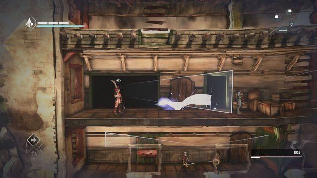 Idąc za strażnikiem schowaj się w kryjówce - Sekwencja 11 - Zdrada (The Betrayal) - Assassins Creed Chronicles: China - poradnik do gry