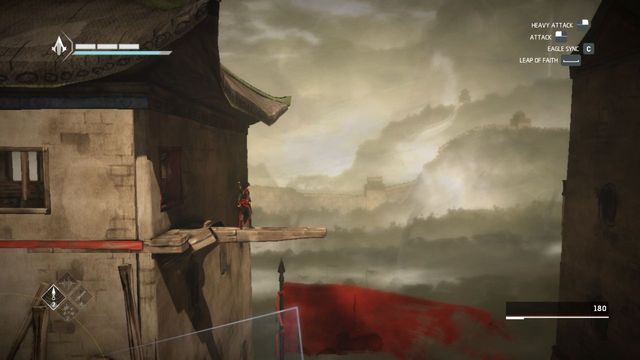 PUNKT 2/3 - Drugi punkt synchronizacji znajduje się na pierwszej napotkanej wysokiej wieży - Punkty synchronizacji w sekwencji 11 - Zdrada - Punkty synchronizacji - Assassins Creed Chronicles: China - poradnik do gry