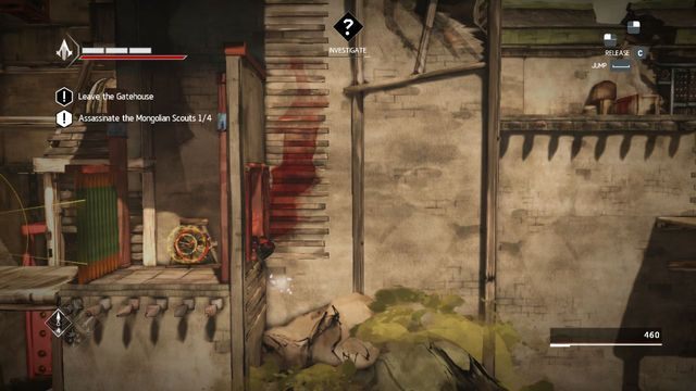 FRAGMENT 5/12 - W budynku za wieżą będziesz musiał dotrzeć do czerwonego kołowrotu - Fragmenty danych w sekwencji 11 - Zdrada - Fragmenty danych Animusa - Assassins Creed Chronicles: China - poradnik do gry
