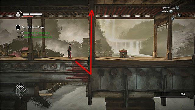 Nie wychodź od razu ze stogu siana, tylko pozwól na to żeby zaalarmowani strażnicy dotarli do zniszczonej wieży - Sekwencja 8 - Myśliwy i ofiara (Hunted) - Assassins Creed Chronicles: China - poradnik do gry