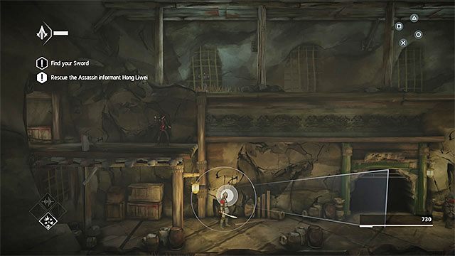 Wkrótce dotrzesz do lokacji z trzema strażnikami - Sekwencja 1 - Ucieczka (The Escape) - Assassins Creed Chronicles: China - poradnik do gry