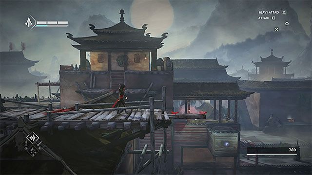PUNKT 2/2 - Drugi punkt synchronizacji odnajdziesz w trakcie przemarszu w stronę ogrodów - Punkty synchronizacji w sekwencji 9 - Dawna przyjaciółka - Punkty synchronizacji - Assassins Creed Chronicles: China - poradnik do gry
