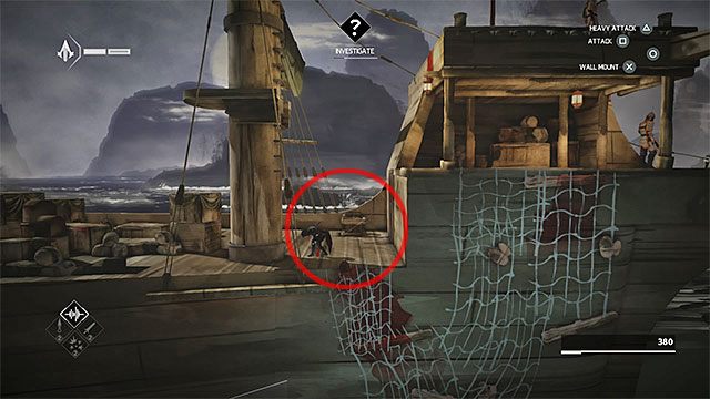 FRAGMENT 4/14 - Czwarty fragment znajduje się nieco dalej od dwóch wyżej opisanych - Fragmenty danych w sekwencji 3 - Port - Fragmenty danych Animusa - Assassins Creed Chronicles: China - poradnik do gry
