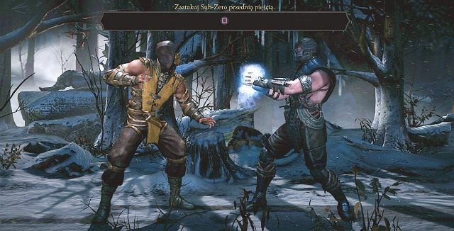 Samouczek prowadzi gracza poprzez podstawy poruszania postacią, przez ruchy specjalne, kombosy na zaawansowanych technikach kończąc - Mortal Kombat X: Trening - Tryb gry - Mortal Kombat X - poradnik do gry
