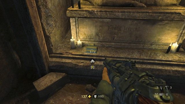 Sztaba złota #57 - Rozdział 8 - Wykopaliska | Sekrety Wolfenstein The Old Blood - Wolfenstein: The Old Blood - poradnik do gry