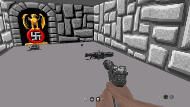 Minigun to jedna z broni, które można spotkać w koszmarze sennym - Koszmar senny #2 | Koszmary senne Wolfenstein The Old Blood - Wolfenstein: The Old Blood - poradnik do gry