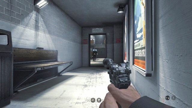 W dalszym pomieszczeniu zastaniesz dwóch strażników, których musisz zabić - Prolog | Opis przejścia Wolfenstein The Old Blood - Wolfenstein: The Old Blood - poradnik do gry