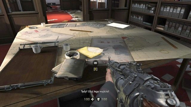 Po uzupełnieniu zapasów wejdź po drabince, którą zrzucił ci Wesley - Prolog | Opis przejścia Wolfenstein The Old Blood - Wolfenstein: The Old Blood - poradnik do gry