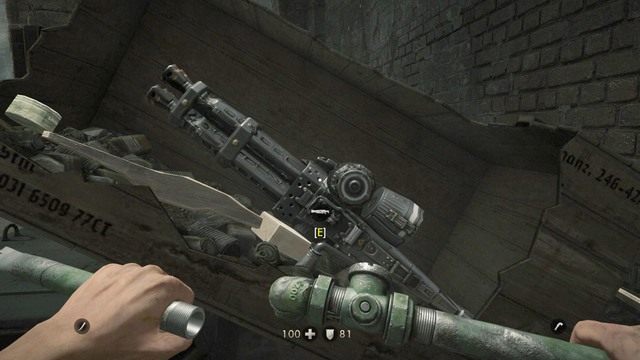 Po wyjściu z szybu wentylacyjnego zauważysz dwóch super żołnierzy - Rozdział 1 - Więzienie | Opis przejścia Wolfenstein The Old Blood - Wolfenstein: The Old Blood - poradnik do gry