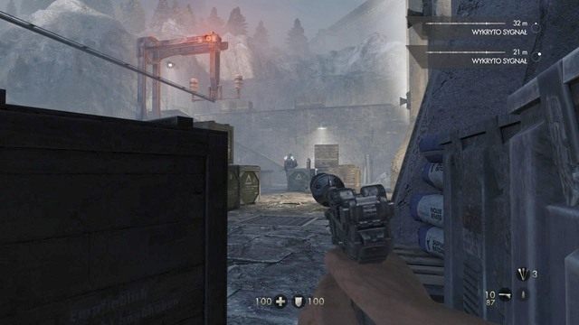 Po zabiciu wrogów wejdź na łódź i dostań się nią do przedsionka skąd uruchom mechanizm inicjujący - Rozdział 2 - Doki | Opis przejścia Wolfenstein The Old Blood - Wolfenstein: The Old Blood - poradnik do gry