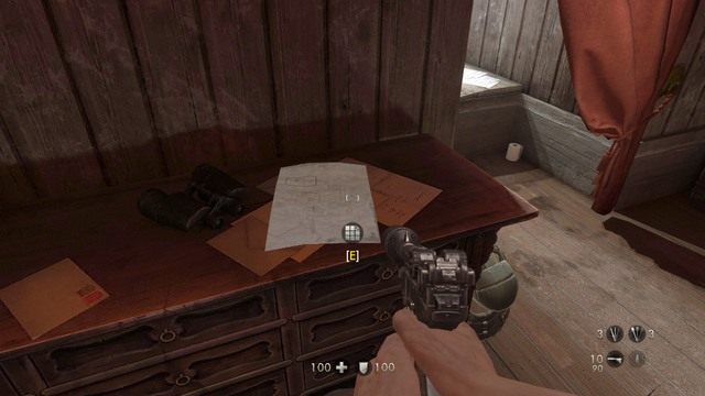 Wróć na korytarz i zabij po cichu śpiącego psa po czym wyeliminuj jego pana, który jest obrócony tyłem - Rozdział 3 - Twierdza Wolfenstein | Opis przejścia Wolfenstein The Old Blood - Wolfenstein: The Old Blood - poradnik do gry