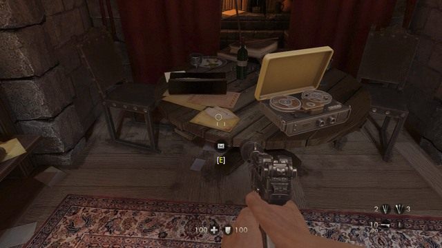 Niezależnie od tego w jaki sposób poradzisz sobie z wrogami przejdź na pierwsze piętro i zbliż się do statuetki oraz obrazu na środku sali - Rozdział 3 - Twierdza Wolfenstein | Opis przejścia Wolfenstein The Old Blood - Wolfenstein: The Old Blood - poradnik do gry