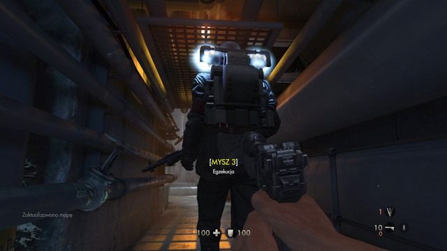 Skorzystaj z włazu w windzie po czym wspinając się, wydostań się z szybu - Rozdział 4 - Ucieczka! | Opis przejścia Wolfenstein The Old Blood - Wolfenstein: The Old Blood - poradnik do gry