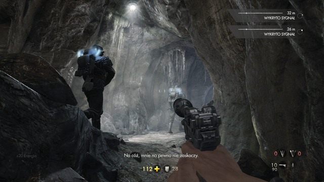 Po krótkiej scence przerywnikowej wydostań się z tonącej kolejki i wpłyń na brzeg - Rozdział 4 - Ucieczka! | Opis przejścia Wolfenstein The Old Blood - Wolfenstein: The Old Blood - poradnik do gry