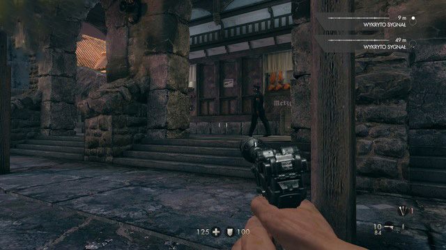 Po wyskoczeniu z budynku na drugą stronę po lewej stronie znajdziesz mapkę, weź ją i rusz dalej - Rozdział 5 - Wulfburg | Opis przejścia Wolfenstein The Old Blood - Wolfenstein: The Old Blood - poradnik do gry