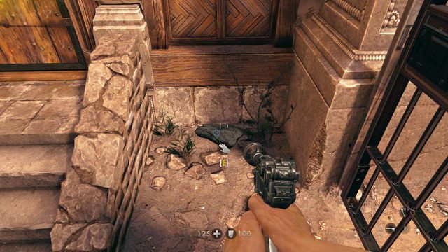 Przejdź obok straganów a dotrzesz po raz kolejny do znajomego pijaka - Rozdział 5 - Wulfburg | Opis przejścia Wolfenstein The Old Blood - Wolfenstein: The Old Blood - poradnik do gry