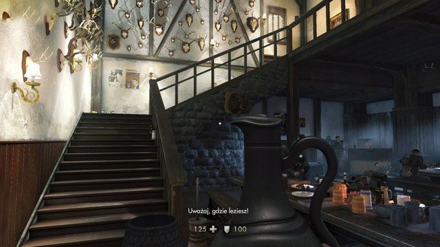 Po dotarciu na podwórze karczmy, zacznij się skradać i pozbądź się dwóch psów - Rozdział 5 - Wulfburg | Opis przejścia Wolfenstein The Old Blood - Wolfenstein: The Old Blood - poradnik do gry