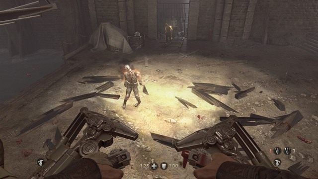Po odzyskaniu panowania nad postacią i mechem, zniszcz bramę i uporaj się z szarżującymi zombiakami - Rozdział 7 - Stare Miasto | Opis przejścia Wolfenstein The Old Blood - Wolfenstein: The Old Blood - poradnik do gry