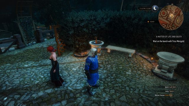 Poczekaj z Triss na właściwy moment do rozpoczęcia akcji. - Wiedźmin 3 Dziki Gon: Wolne Miasto Novigrad, Poboczne zadania - lista, solucja - Wiedźmin 3 Dziki Gon - poradnik do gry