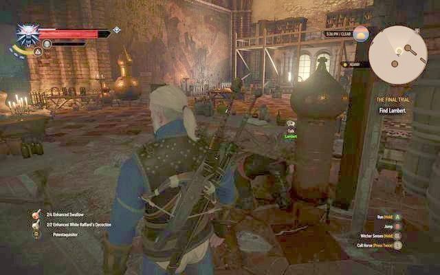 Lambert, waży alkohol - Wiedźmin 3 Dziki Gon: Najbrzydszy człowiek na świecie (Ugly Baby) - solucja - Wiedźmin 3 Dziki Gon - poradnik do gry